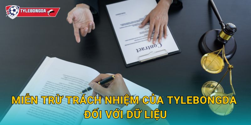 Miễn trừ trách nhiệm của Tylebongda đối với dữ liệu